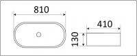 Умывальник CeramaLux 78327