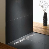 Душевой желоб MILLEAU Point M550PS с комбинированным затвором и решеткой нержавеющая сталь
