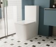Унитаз ABBER Rechteck AC1210 компакт белый, безободковый
