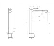 Смеситель ABBER Emotion 316 AF8811BRG-L для раковины, брашированное розовое золото