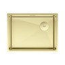 Мойка нерж. сталь NEXT-SKEW 58 UNI, PM885844-LG, светлое золото, 580х440мм, Paulmark 1,2мм