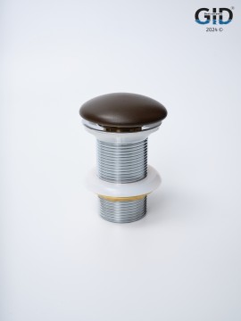 Донный клапан Gid без перелива Br100 74406K коричневый матовый 7x7x10