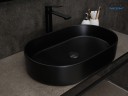 Раковина Gid Bm1479 53354 накладная черная матовая 61x38.5x12