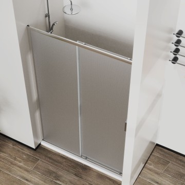 Душевая дверь Сити (City) VDS-5CT140MT, 1400, хром, стекло текстурное