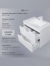 Тумба под раковину для ванной подвесная Uperwood Modul 75х44,4х55 см, белая/графит