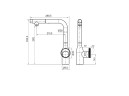 Смеситель для кухни Urban, беретта, Ur213104-B(GM), Starke-Paulmark