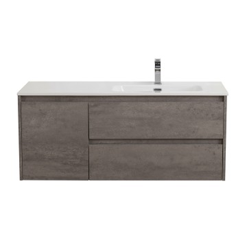 База под раковину подвесная BelBagno KRAFT-1000-2C-1A-SO-CG-R Cemento Grigio