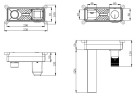 Смеситель для раковины Домус (Domus) VBFW-5DM01GM встраиваемый, вороненая сталь