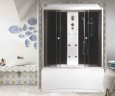 Душевая кабина Niagara Ultra NG-5170-01 (170х75х220) высокий поддон(56см),стекло тонированное,4 места