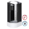 Душевая кабина Niagara Classic NG-2510-14RBKG (120х80х200) высокий поддон(40см),стекло тонированное,4 места