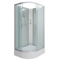 Душевая кабина Niagara Classic NG-33184-14RBK (110х80х200) средний поддон(26см),стекло матовое,4 места