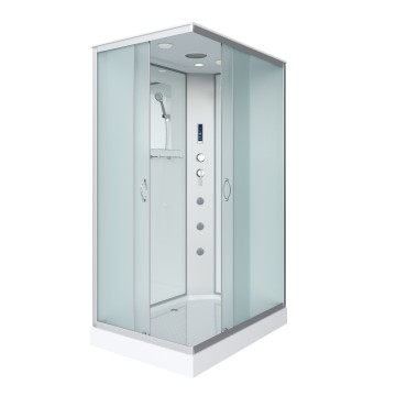 Душевая кабина Niagara Classic NG-43185-14QF (110х80х215) низкий поддон(13см),стекло матовое,3 места