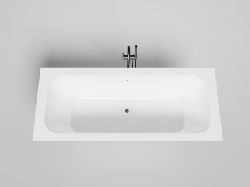 Ванна встраиваемая ORLANDA AXIS 190x80 покраска по RAL полностью S-Sense Глянцевое