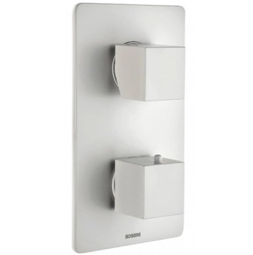 Наружная часть механического смесителя BOSSINI CUBe NEW Z00062.045 118 мм х 120 мм х 210 мм, белый матовый (изделие снято с производства)