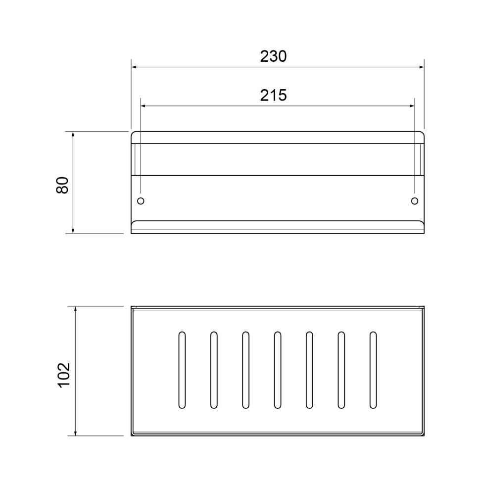 Полка Timo Luiro 18579/03 черный