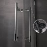 Душевой угол Veconi Premium Trento PTC-20CH, 1000Х900x2000, хром, стекло прозрачное