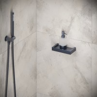 Полка Timo Petruma 15222/18 черное золото