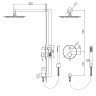 Душевая система скрытого монтажа RGW SP-51