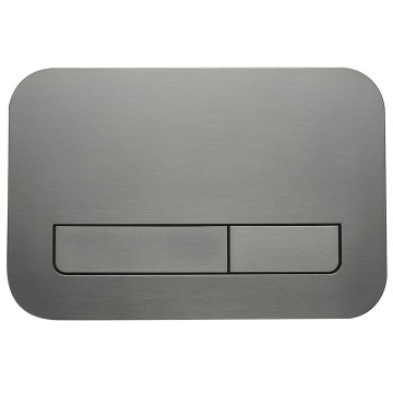 Кнопка смыва Veconi FLUSH V12, FLV12-GM, 240х162х7, пластик, оружейная сталь матовая