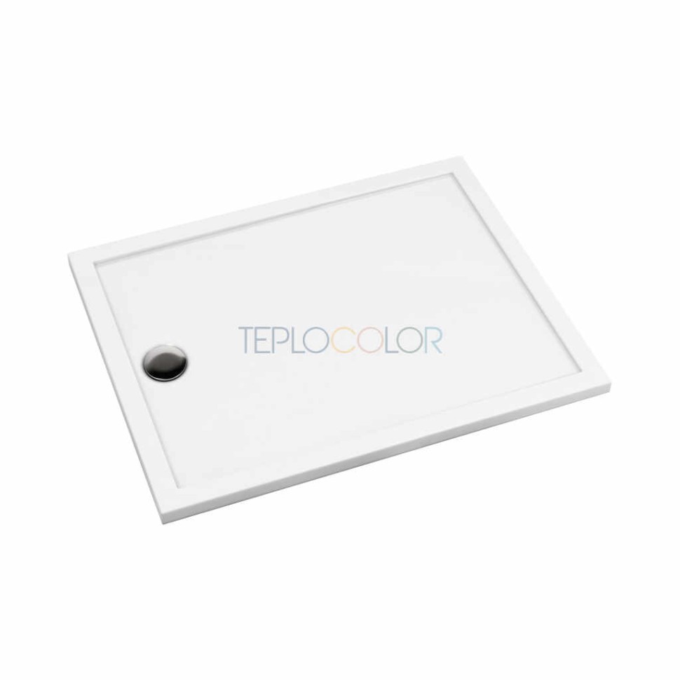 Акриловый душевой поддон, прямоугольный, 80x90 см