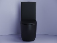 Напольный пристенный унитаз Metropol Rimless CN4001MB