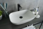 Раковина Gid N9447 51157 накладная белая 51x34x13