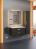 Тумба под раковину для ванной подвесная Uperwood Modul 75х44,4х55 см, чернаяатовая