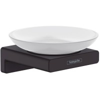 Мыльница Hansgrohe AddStoris, 41746670, Черный матовый
