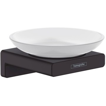 Мыльница Hansgrohe AddStoris, 41746670, Черный матовый