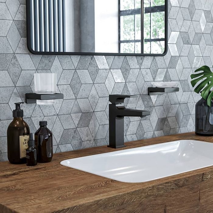Мыльница Hansgrohe AddStoris, 41746670, Черный матовый