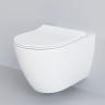 Унитаз Queen 113T20001R (570*360*400) БЕЛЫЙ подвесной БЕЗОБОДКОВЫЙ, 1 место