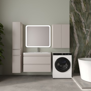 Тумба подвесная STYLE LINE "Атлантика 90", Люкс Плюс карамель под раковину Атлантик 90