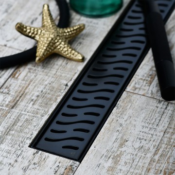 Душевой лоток Veconi Harmony Black 650