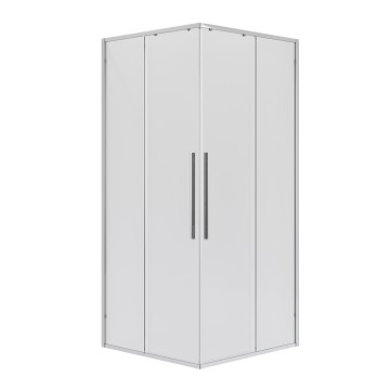 Душевое ограждение Niagara Nova NG-6623-34 (90х90х195) квадрат,двери раздвижные,хром,стекло прозрачное,1 место