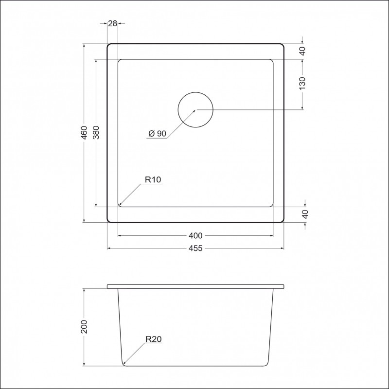 Мойка EMAR EMQ-1455.P EMQ-1455.P Антрацит