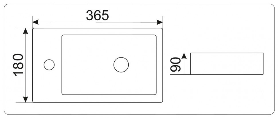 Умывальник CeramaLux 9272R