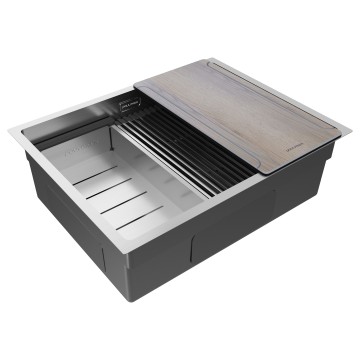 Мойка нерж. сталь NEXT-MULTI SINK 58-L UNI, PM785845-L-BS, брашированная сталь, 580х450мм, Paulmark