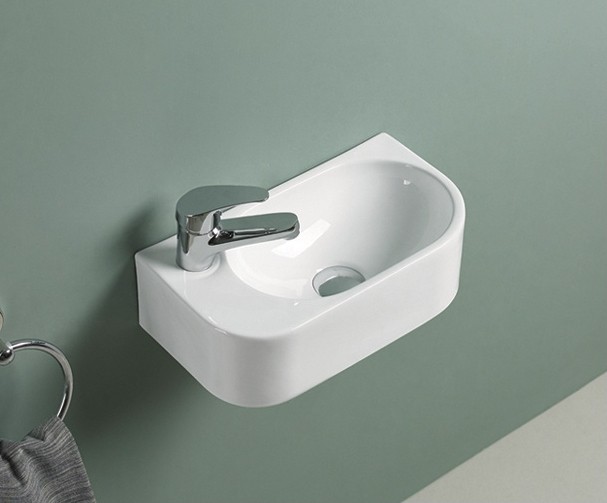 Раковина Gid N9274R 61129R подвесная белая 40x21.5x12