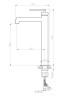 Смеситель для накладных BelBagno ACQUA ACQUA-LMC-CRM