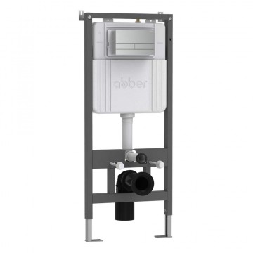 Кнопка смыва ABBER AC0128MCH матовый хром