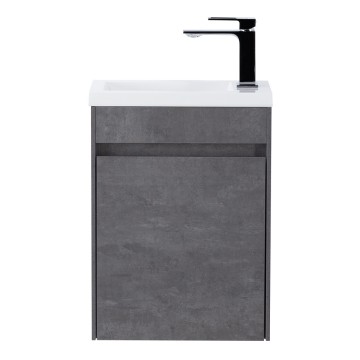 База под раковину подвесная BelBagno PIETRA MINI-400-1A-SO-SCM-L Stucco Cemento