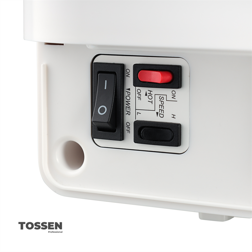 TOSSEN HSD 1310 PW - погружная сушилка для рук (коллекция «Классический белый»)