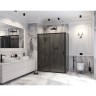 Боковая стенка Ambassador Forsa 100ABB (100х200) черный,стекло тонированное,1 место