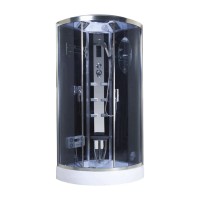 Душевая кабина Niagara Ultra NG-902-01 (100х100х220) низкий поддон(16см),стекло тонированное,5 мест