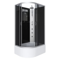Душевая кабина Niagara Classic NG-2510-14RBKTG (120х80х210) высокий поддон(40см),стекло тонированное,4 места