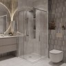 Душевое ограждение Niagara Nova NG-6624-34 (100х100х195) квадрат,двери раздвижные,хром,стекло прозрачное,1 место