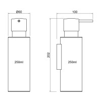 Дозатор Timo Saona 13339/00 хром