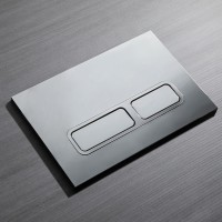 Кнопка смыва Veconi FLUSH V13, FLV13-C, 240х162х7, пластик, хром глянец