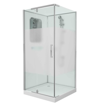Душевая кабина Grossman Classic GR171QL (90х90х205) дверь распашная,4 места