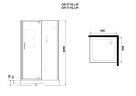 Душевая кабина Grossman Classic GR171QL (90х90х205) дверь распашная,4 места